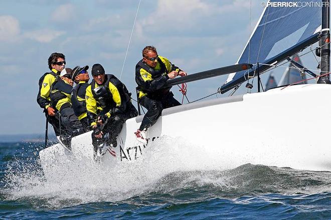 Maidollis ITA854 by Gian Luca Perego, with Fracassoli-Fonda at helm and tactics at the Melges 24 Worlds in Helsinki, Finland ©  Pierrick Contin http://www.pierrickcontin.fr/